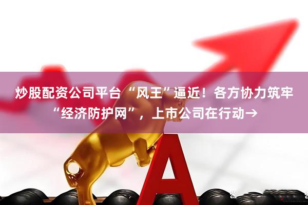 炒股配资公司平台 “风王”逼近！各方协力筑牢“经济防护网”，上市公司在行动→