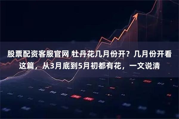 股票配资客服官网 牡丹花几月份开？几月份开看这篇，从3月底到5月初都有花，一文说清